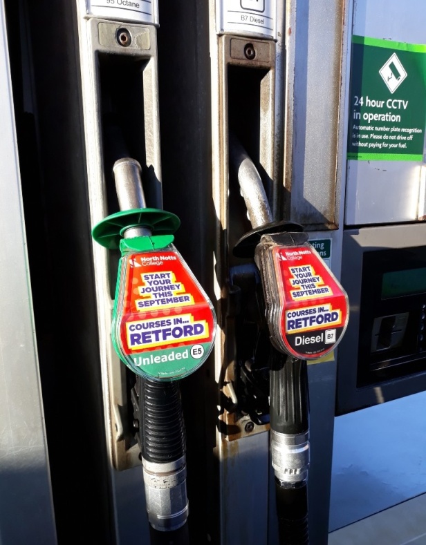 Petrol Pump Adnozzle Advertising - Media Planning & Buying -